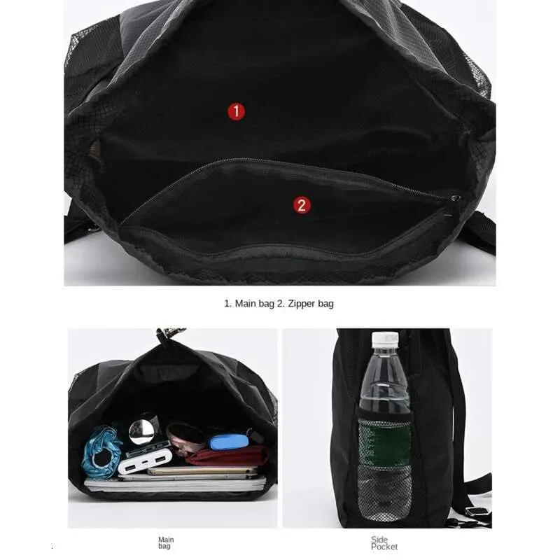 Fiess Travel kültéri sport húzózsinóros hátizsák nagy kapacitású edzőterem úszás strand kosárlabda táska_voghion.com