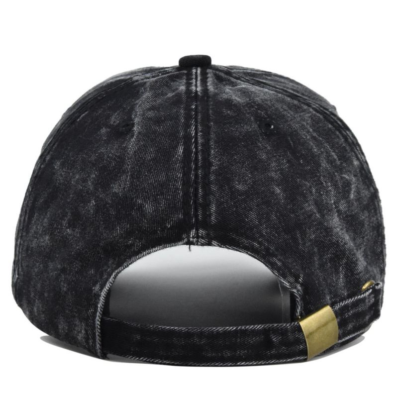 Unisex scrubbaseball retro enkla utomhussportkepsar med böjda takfoten för att täcka solen._voghion.com