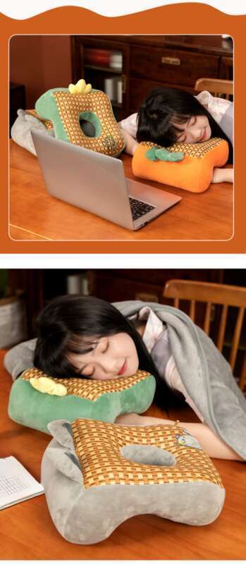 Napping Office Girls Sleep, Prone Sleeping Student Desks, Morning Relaxation Tools, Pillows_voghion.com