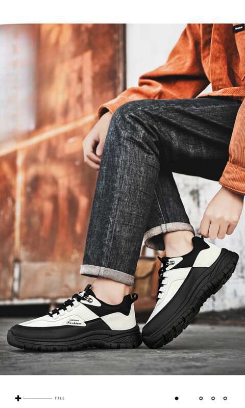 Stivali versatili per uomo, vera pelle, scarpe alte, deserto, stivali casual da moto antiscivolo da uomo, scarpe da trekking_voghion.com