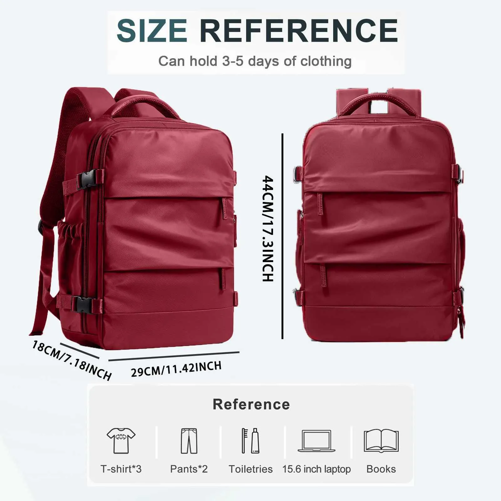 Σακίδιο πλάτης για φορητούς υπολογιστές ταξιδιού για αναψυχή, διακοπές, σχολείο, επιχείρηση, αεροπλάνο, γυναίκες, άνδρες, causal, σακίδιο πλάτης, C241031_voghion.com