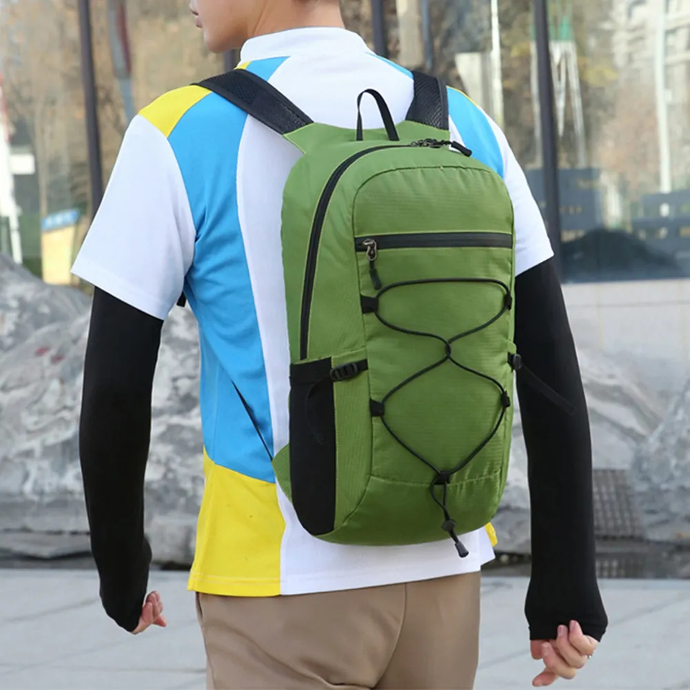 Zaino sportivo da esterno in nylon leggero e impermeabile, di grande capacità, per arrampicata, campeggio, escursionismo, pesca, viaggio._voghion.com