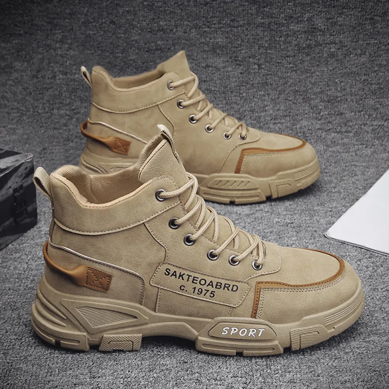 Men Boots Motorcycle Man Casual Toog Shoes Autumn High Top Sneakers Footwear atos De Hombre_voghion.com