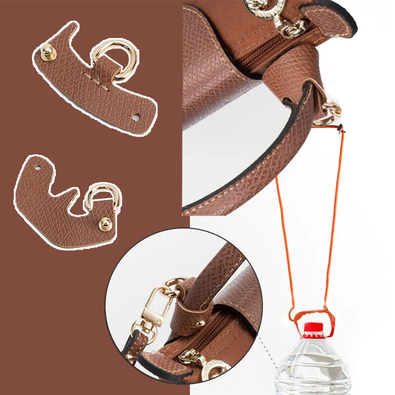 Neuer Transformationsgurt für Taschen, stanzfrei, lange Umhängegurte aus echtem Leder, Taschenteil-Zubehör_voghion.com