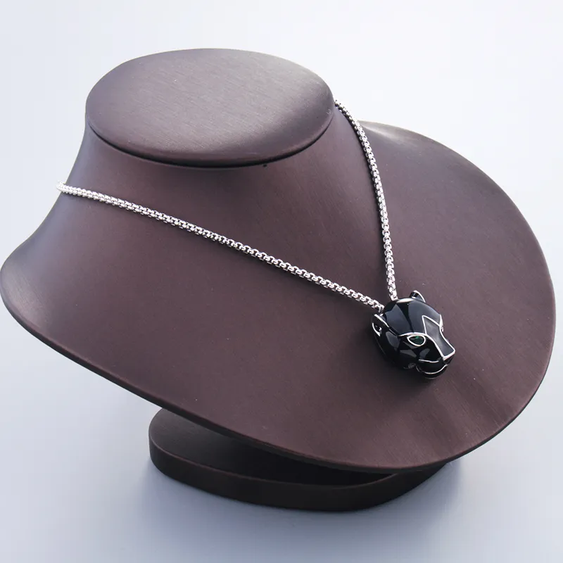 svarte halskjeder for kvinner choker dyrelink designer smykker Medaljon armring kjærlighet menn par mote Thanksgiving_voghion.com