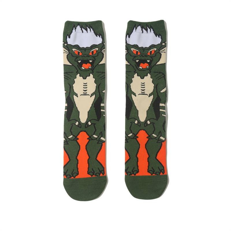 2025d Anime Cartoon For Men, Breathable And Comfortable Cotton Long Socks With Characters_voghion.com