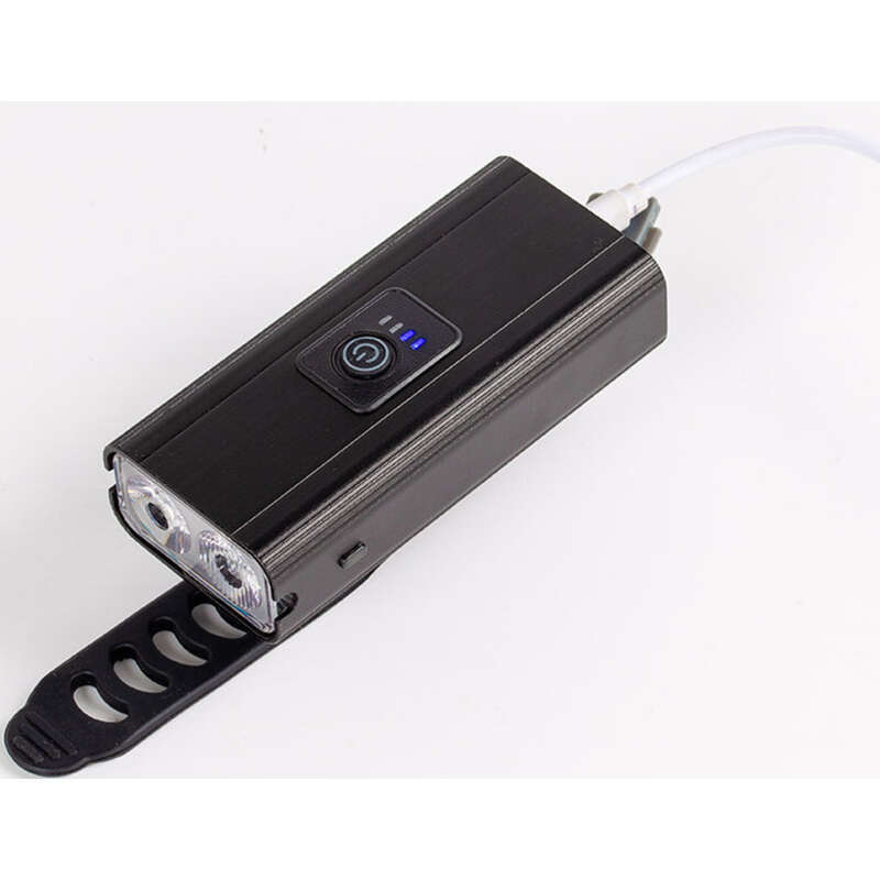 Nuovo faro 2 * T6 con ricarica USB, display elettrico intelligente, luce per bicicletta impermeabile per esterni_voghion.com