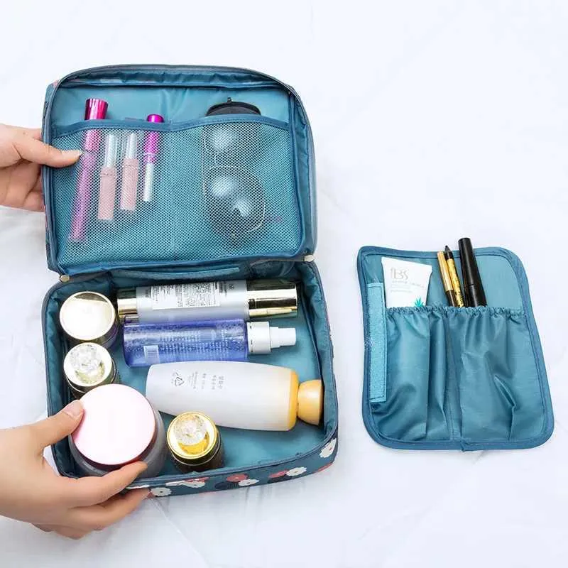 Multifunktionale Reise-Make-up-Tasche für den Außenbereich, Toiletten-Organizer, wasserdichte Aufbewahrungsbox für Damen, Y241023_voghion.com