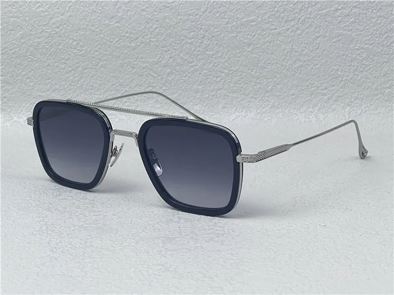 fashion Design Man Sunglasses 006 Square Frames Vintage Style Uv 400 Protective Outdoor Eyewear With Case_voghion.com
