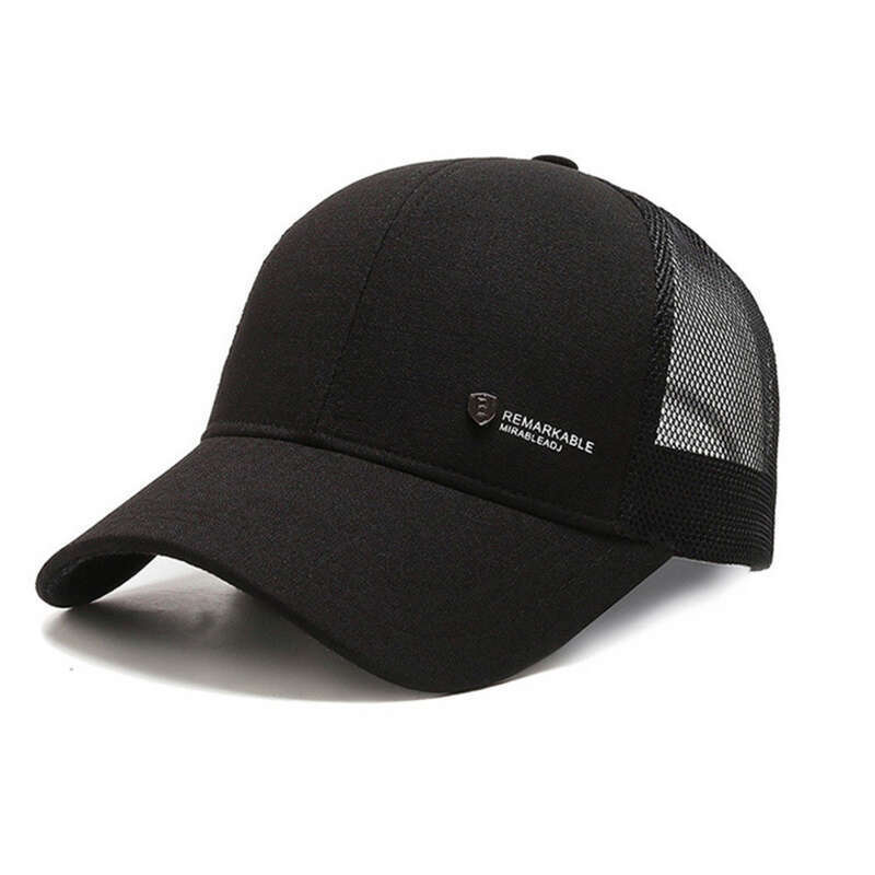 Cappello a becco d'anatra per uomo di mezza età e anziano, estivo, traspirante, in rete, da baseball, per attività all'aperto e tempo libero_voghion.com
