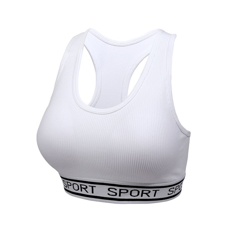 Yoga-Sport-BH, Fiess für Damen, Lauftanz, Basketball-Springseil, stoßdämpfender nahtloser Stahlring, kostenloser Brief_voghion.com