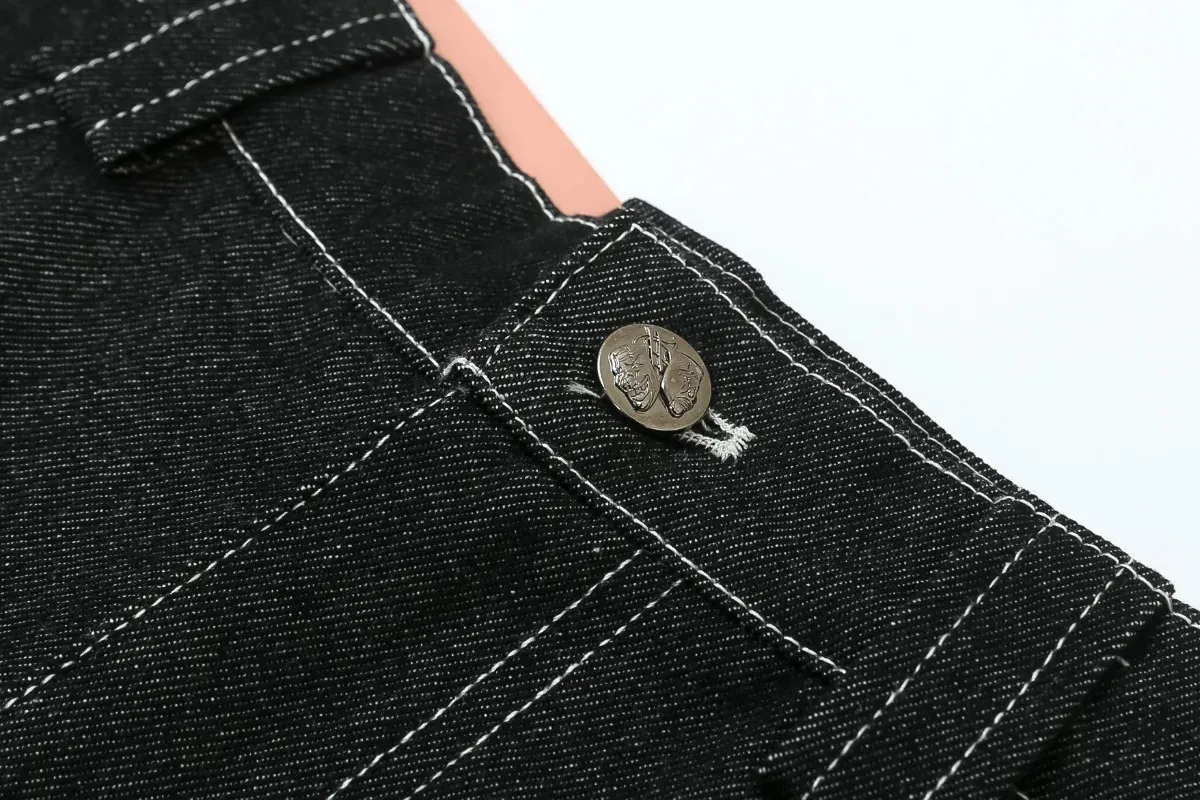 Büyük Boy Jorts Yazlık Kot Erkek Geniş Paça Bol Y2K Kot Şort 250118_voghion.com
