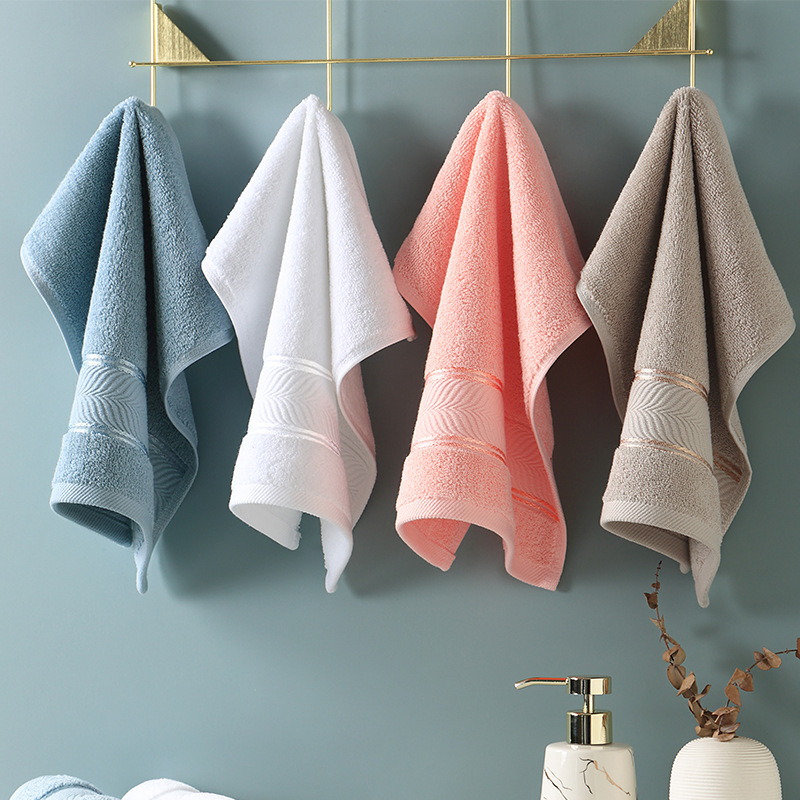 Hotel Beauty Salon Bath Square Towel, Pure White, Thickened Absorbent Cotton, 32pcs Gift Towels_voghion.com