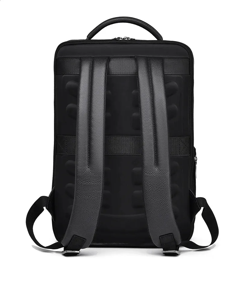 Zaino da uomo in pelle PU con ricarica USB, alla moda, per ufficio, da viaggio, casual, per affari_voghion.com