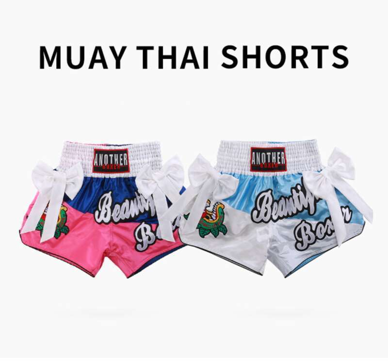 Muaythai Thai Boxing Shorts, Free Combat Shorts, Women's Training, Professional Fighting, Short Head Boxing Pants From Thailand_voghion.com