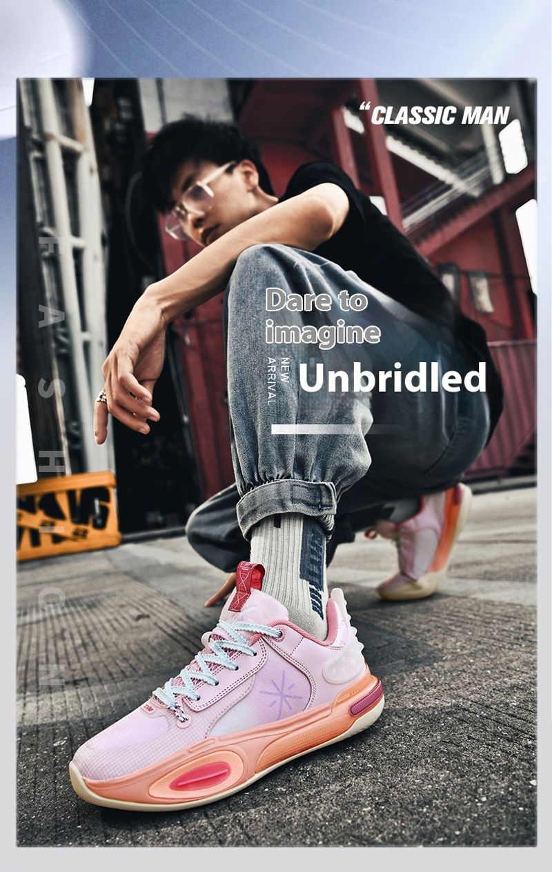 Hochwertige dämpfende, atmungsaktive Basketballschuhe Männer und Frauen, Outdoor-Sportschuhe für Jugendliche_voghion.com