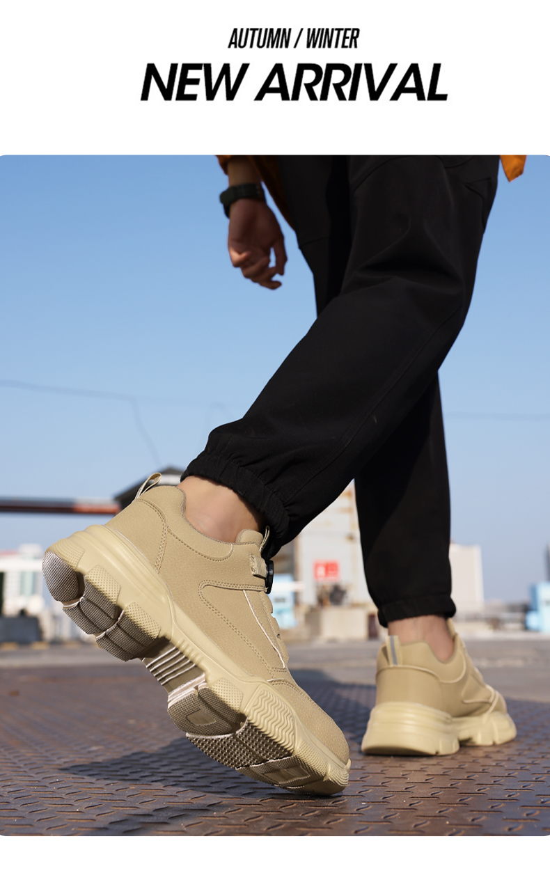 Scarpe antinfortunistiche GUYISA Scarpe da lavoro impermeabili Punta in acciaio Leggere e morbide F131F 38-45_voghion.com