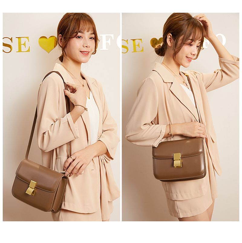 Sacs à main pour femmes en cuir véritable, marque tendance, petits sacs carrés, sacs à main luxueux de créateurs, modernes_voghion.com