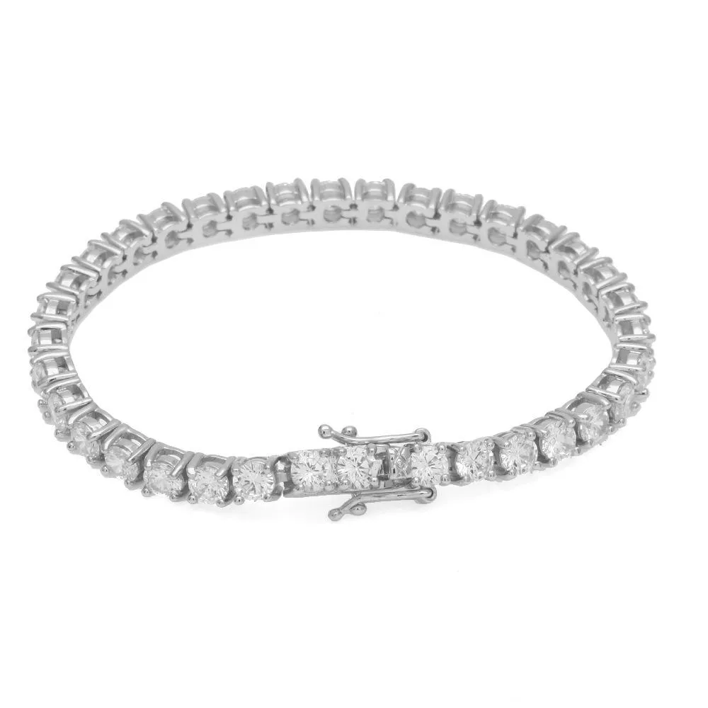 Gold Plated Cubic Zirconia Tennis Chain Barefoot Ankle Bracelet Full Diamond Anklet Foot Jewelry Gift Men & Women for_voghion.com