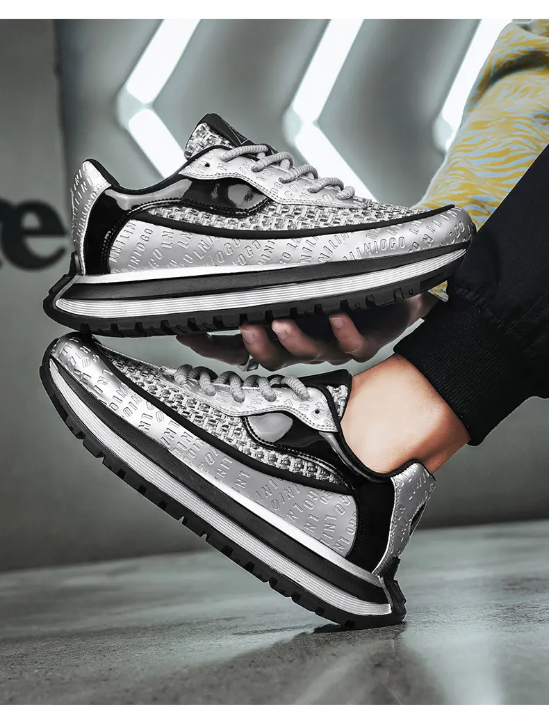 Forrest Gump Sneakers Uomo Scarpette Bianche Versatili Suole Spesse_voghion.com