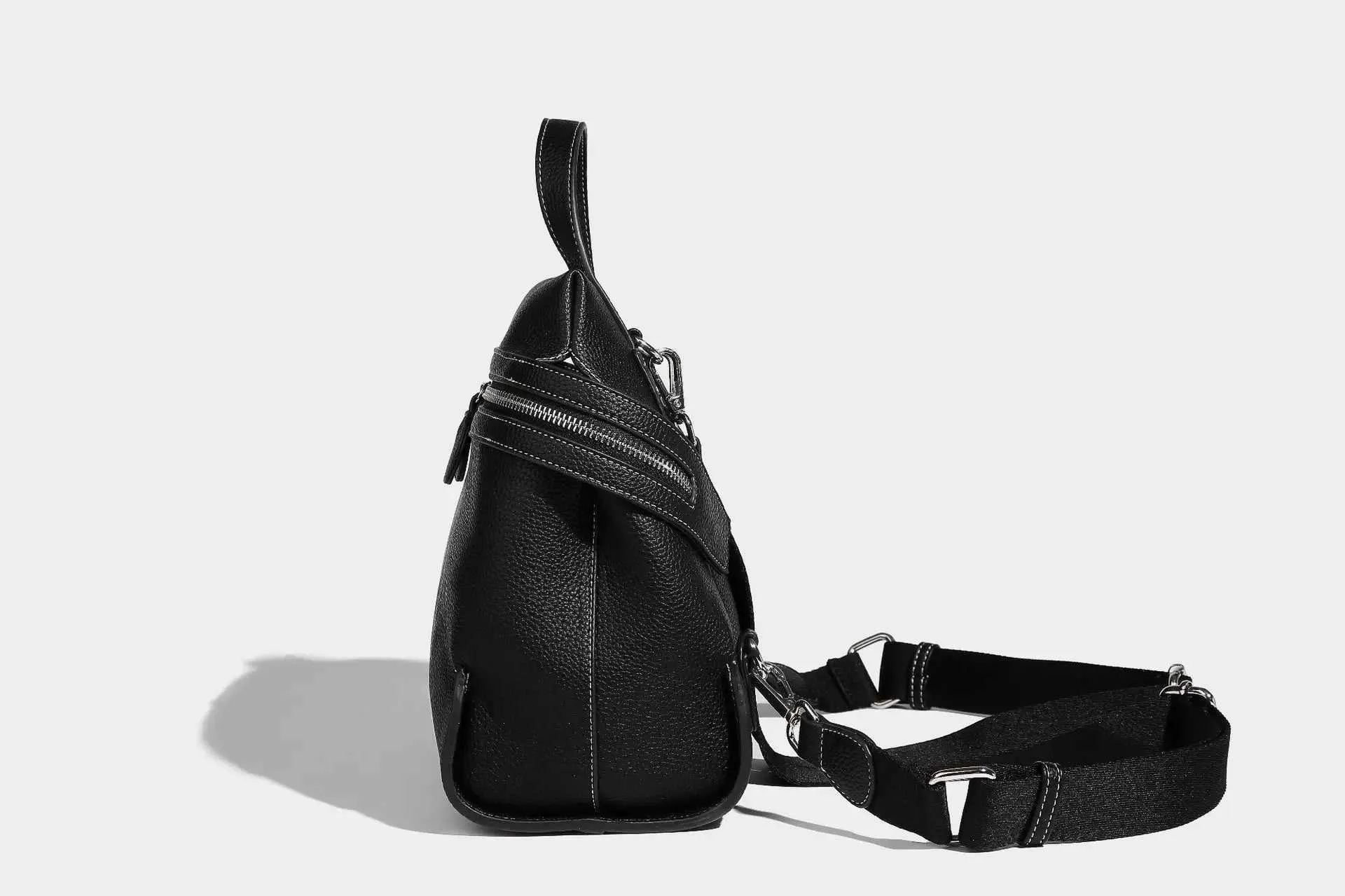 Frauen Mode Leder Rucksäcke Solide Lychee Print Schulranzen Pu Schulter Pack Große Kapazität Weibliche Pendler Griff_voghion.com