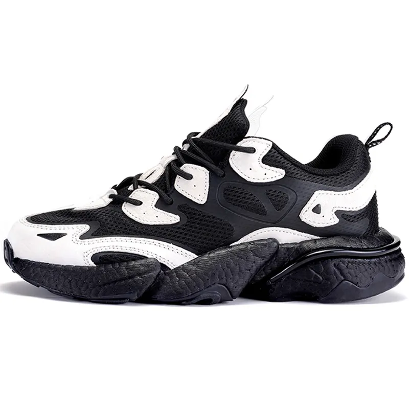 Scarpe casual firmate per uomo e donna 5700 Sneakers robuste e comode con plateau, nere, bianche, grigio freddo, da esterno, da uomo_voghion.com