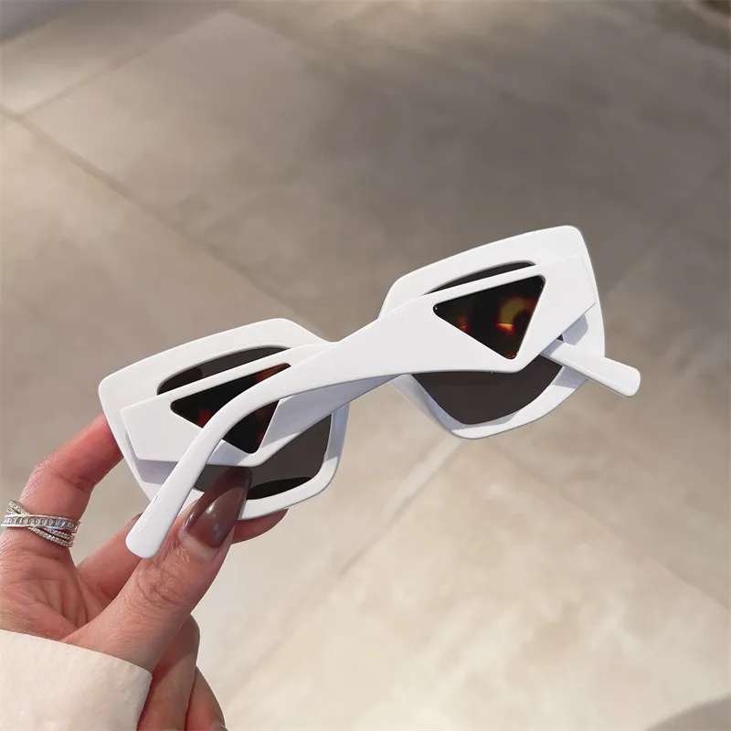 Designer Men's Oversized Sunglasses Irregular Square Gradient_voghion.com