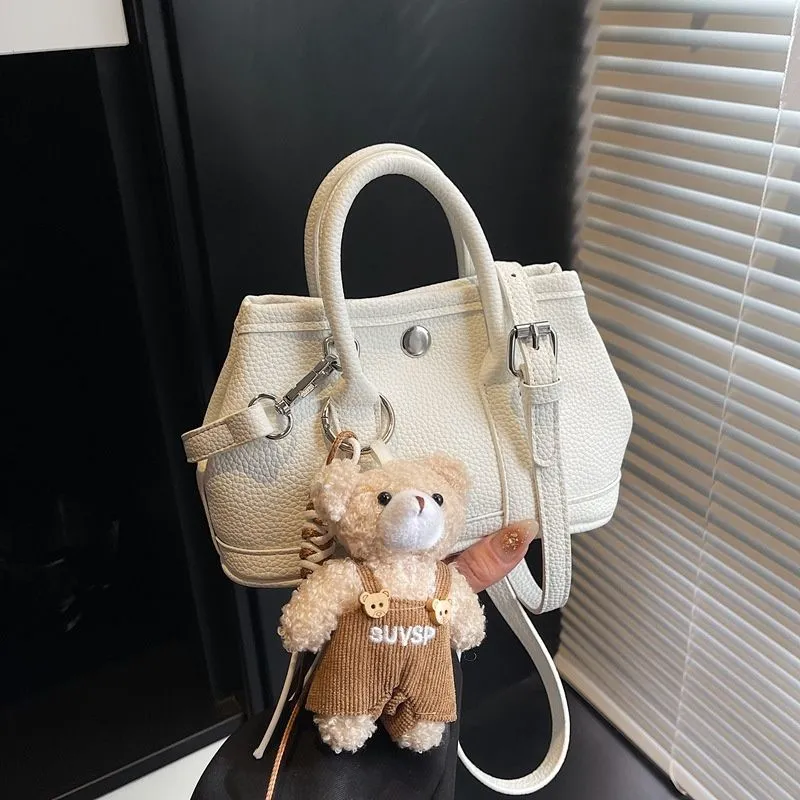 Free Shipping 2025 New Designer Fashion Commuter Litchi Pattern Women's Handheld Single Shoulder Diagonal Cross Trendy_voghion.com