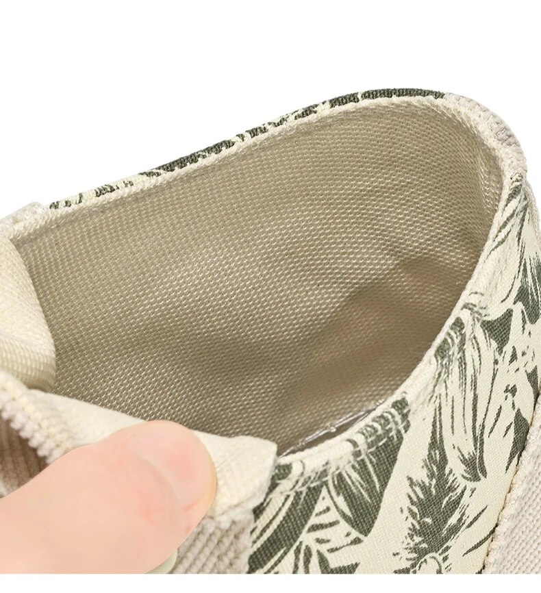 High top canva autumn niche cloth with thick ole elevated height caual board for young port and leiure men'_voghion.com