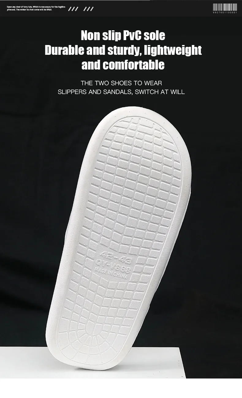 outside the for Slippers wearing in summer with a feeg of stepping on feces and thick soles that prevent slipping men_voghion.com