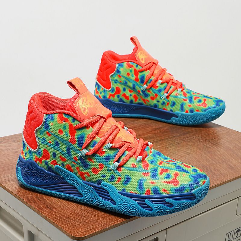 Three Ball Three Generation Purple Lamelo Ball MB.03 Men’s Women’s Low Top Shock Absorption Non-slip Combat Casual