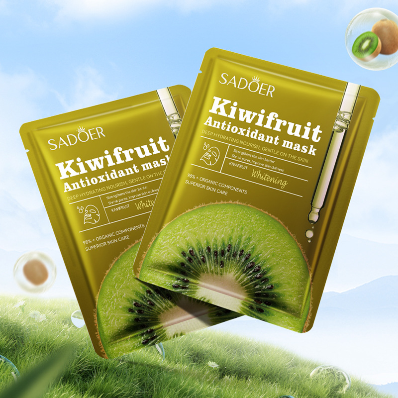 Kiwifruit Antioxidant Facial Mask For Deep Hydration And Moisture_voghion.com