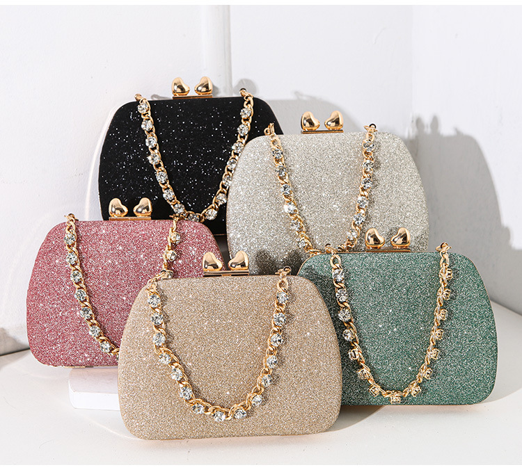 Women's Evening Bag Embellished Square Clutch For Socialite Events_voghion.com
