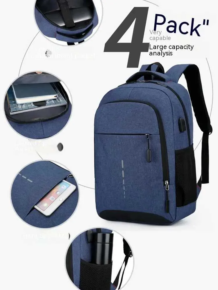 Sac à dos pour homme grande capacité simple mode voyage femme étudiant ordinateurBa241011C241011_voghion.com