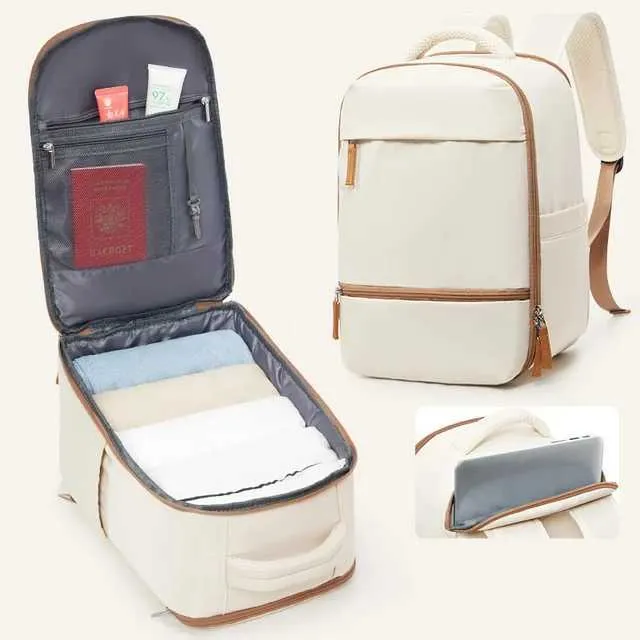 Reiserucksack Flugzeugkabine Vakuumbeutel Flugzeug Ryanair 40x20x25 Handgepäck Wasserdicht Handlage Männer Frauen Laptop_voghion.com