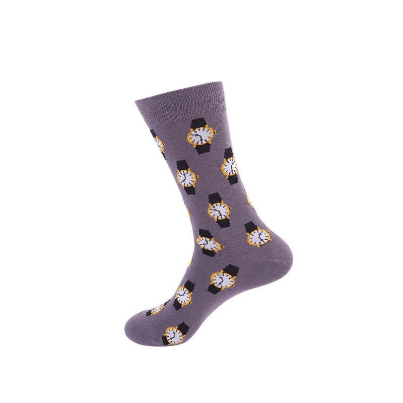 2025e 2024 Autumn Winter Street Men's Harajuku Style Sports Mid-Calf Trendy Unisex Socks_voghion.com