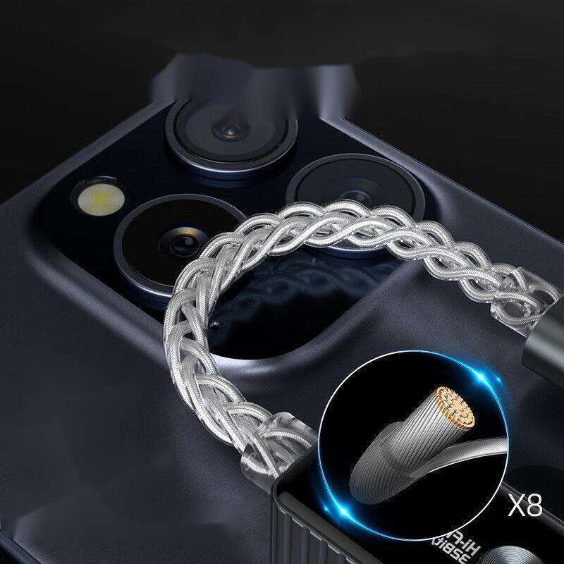 Mały kabel dekodujący typu c do kabla audio 3,5 mm, bezstratny wzmacniacz słuchawkowy HIFI do telefonów komórkowych_voghion.com