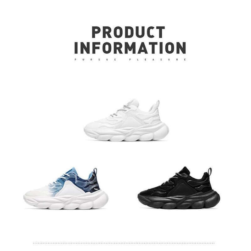 Scarpe sportive nere alla moda e versatili da uomo in mesh traspirante estivo con suola spessa, scarpe casual da corsa per papà_voghion.com