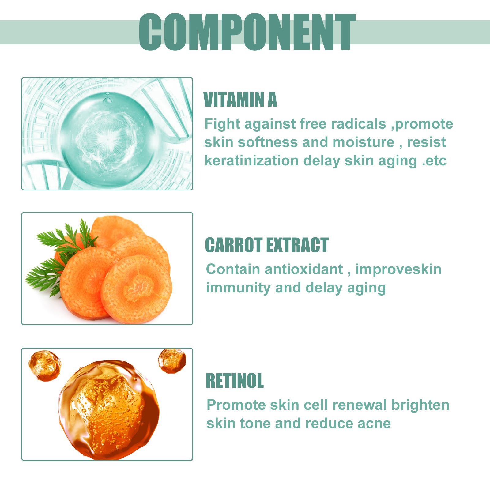 L'essenza del retinolo Jaysuing può resistere alle rughe sul viso, migliorare le linee sottili, illuminare, rassodare, elasticizzare, tenero e restringere_voghion.com