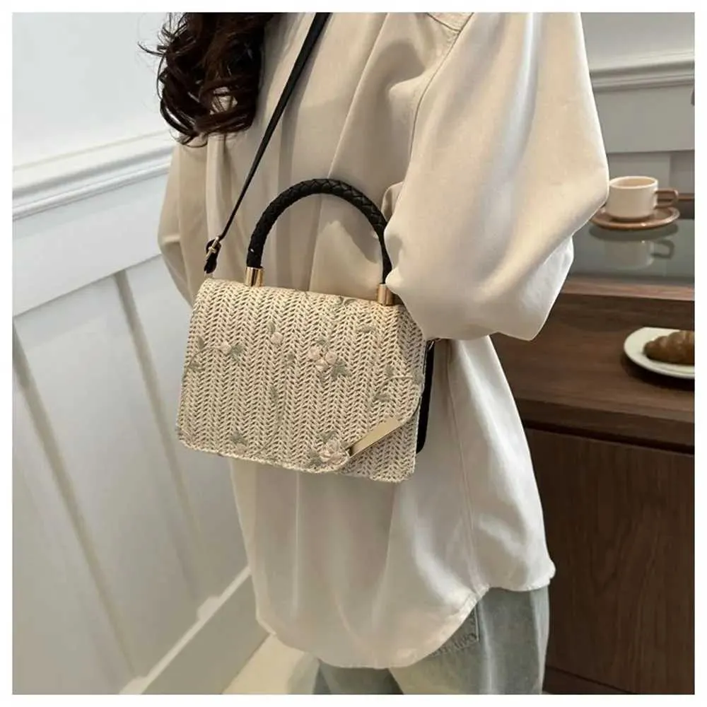 Borsa a tracolla in paglia boho per donna estate spiaggia mare_voghion.com