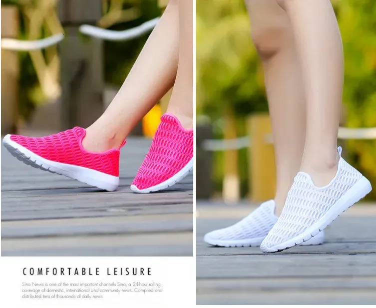 BEANNHUA Hohlgewebe Weibliches Fliegennetz Luftsport Und Freizeit Erhöhte Laufschuhe Mit Dicker Sohle 240708_voghion.com