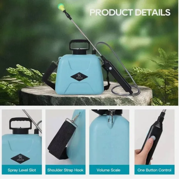 Electric Garden Sprayer Rechargeable Pressure Sprayer For Garden_voghion.com