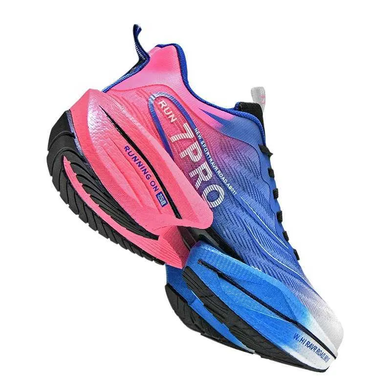 Carbon Plate Couples Running Shock-Absorbing Rebound Ultra-Light Sports Shoes For Men And Women Summer Mesh Breathable_voghion.com