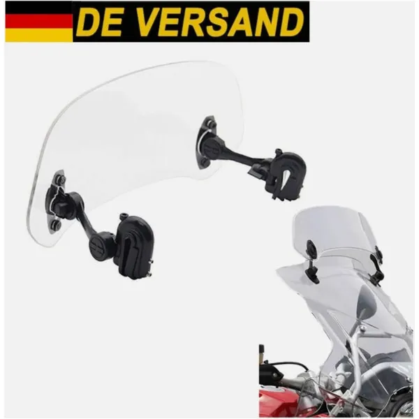Universal Motorcycle Windshield Extension - Adjustable, Universal Design, Fits Most Motorcycles_voghion.com