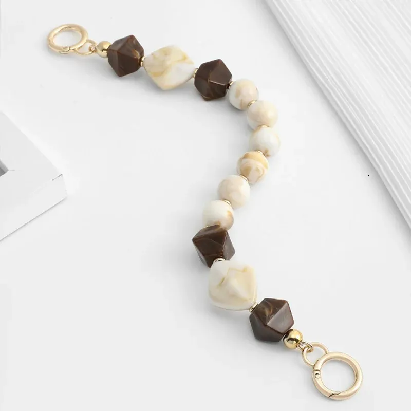 Acrylic Strap Removable Bag Accessories Colourful Womens Resin of bags Purse Chain Fishbone chain 241115_voghion.com