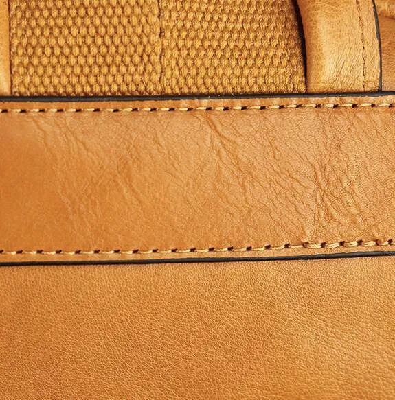 Sac à bandoulière double en cuir de vache pour femme, cartable rétro pour étudiante, sac à dos de voyage et de loisirs_voghion.com