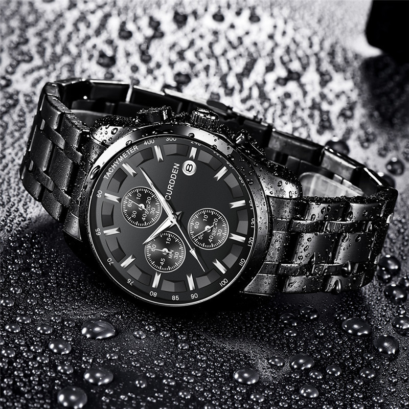 CURDDEN Muški jednostavni kvarcni satovi s datumom i datumom_voghion.com