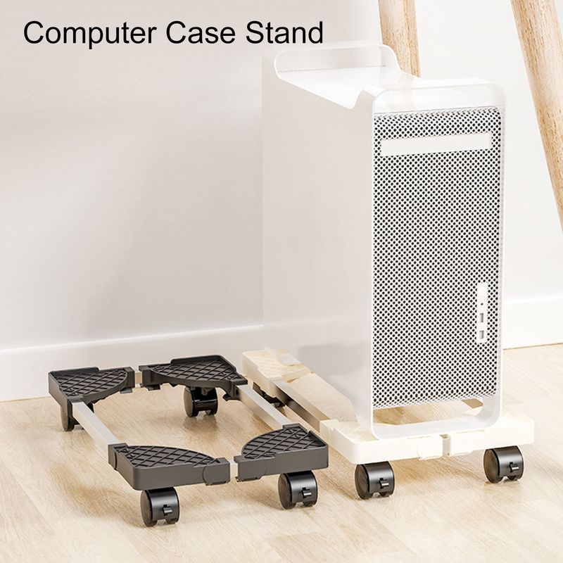 Cae Stretchable Adjutable Efficient Heat Diipation with Cater Wheel Mobile Rolling Tower Stand Computer_voghion.com