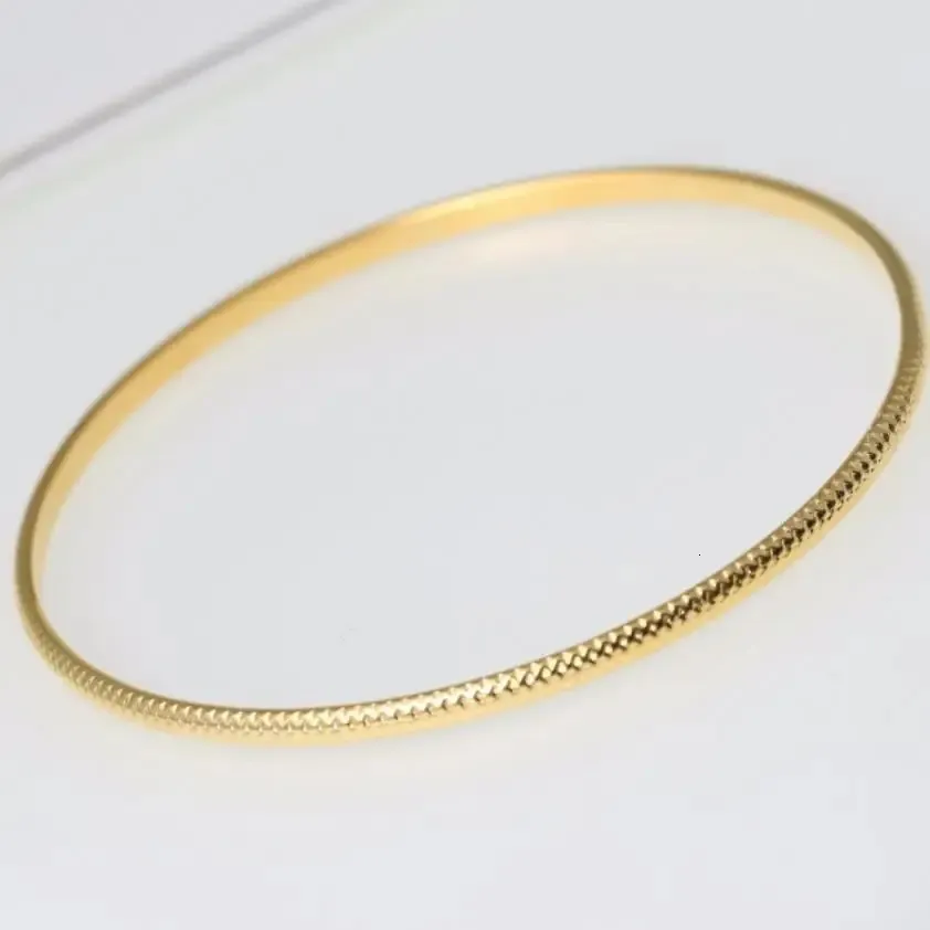 Beautiful Sterling Silver Bangle Bracelet For Women Pair Set_voghion.com
