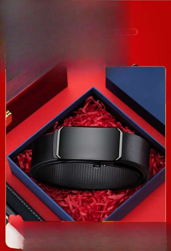 Men's Toothless Inner Business Automatic Buckle Hundred Belt_voghion.com